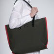 Load image into Gallery viewer, S2D1 SMALL BLACK CANVAS TOTE - Poli & Jo