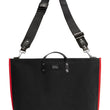 Load image into Gallery viewer, S3D3 LARGE BLACK CANVAS TOTE