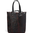 Load image into Gallery viewer, BLACK AND RED CRACKED LEATHER ROBYN BACKPACK - Poli & Jo