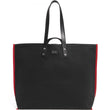 Load image into Gallery viewer, S1D3 LARGE BLACK CANVAS TOTE BAG - Poli & Jo
