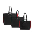 Load image into Gallery viewer, S1D1 SMALL BLACK CANVAS TOTE BAG