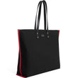 Load image into Gallery viewer, S2D3 LARGE BLACK CANVAS TOTE - Poli & Jo