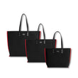Load image into Gallery viewer, S2D3 LARGE BLACK CANVAS TOTE