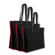 Load image into Gallery viewer, S2D1 SMALL BLACK CANVAS TOTE