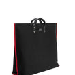 Load image into Gallery viewer, S3D3 LARGE BLACK CANVAS TOTE - Poli & Jo
