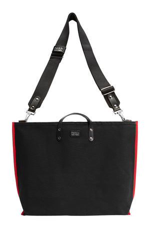 S3D3 LARGE BLACK CANVAS TOTE